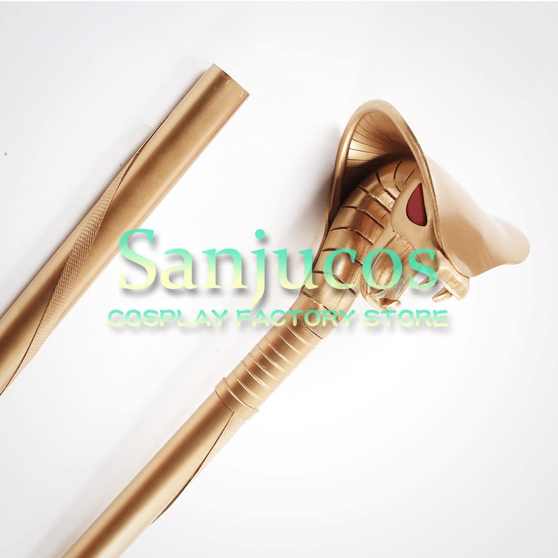 【80cm】ジャファーの杖　Dハロ　仮装　コスプレ　蛇　小道具　アラジン　コブラ 80cm】ジャファーの杖 Dハロ 仮装 コスプレ 蛇 小道具 アラジン